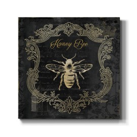 Renditions Gallery Royal Honey Bee (2) Wall Art, Premium Gallery Wrapped Canvas Decor, Ready to Hang, 16 in H x 16 in W, Made in America Print