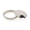 80MM METAL DESK CABLE TIDY OUTLET GROMMET INSERT (Brushed Steel)