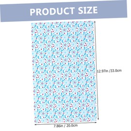 Hohopeti 10 Sheets Faux Leather for DIY Crafts Floral Patterns for Earrings Bows Bags and Scrapbooking Projects Durable Artificial Leather Sheets for Creative Use