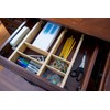 Lipper International Bamboo Wood Custom Fit Adjustable Dresser and Kitchen