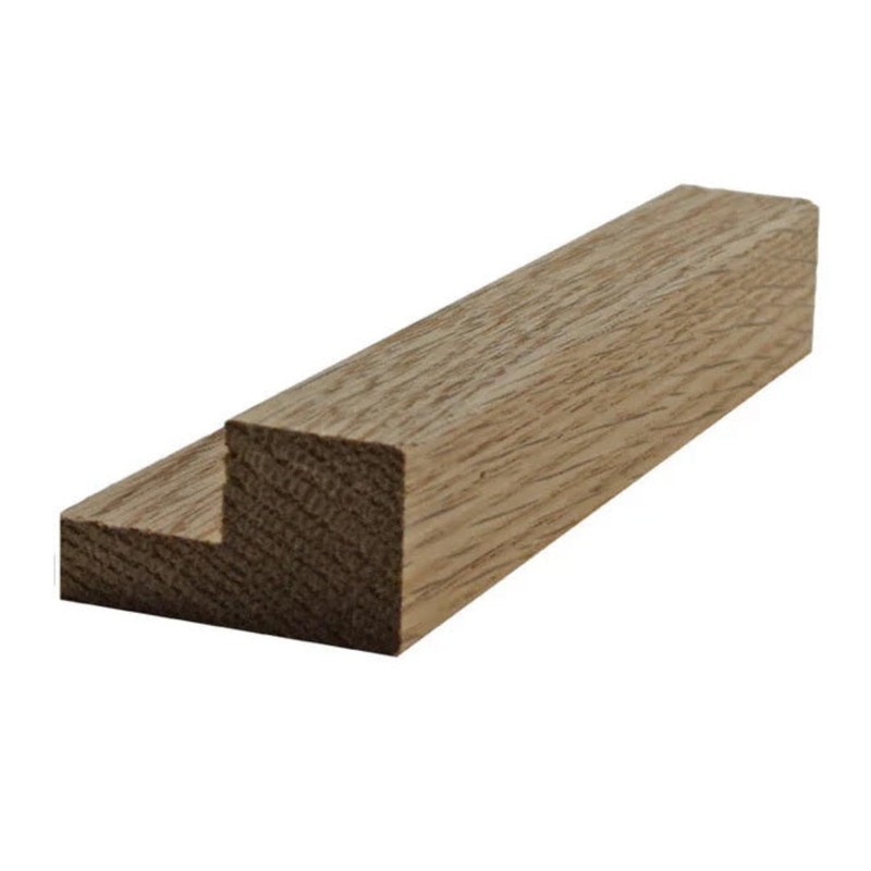 EWLR11 Kitchen Cabinet Square Light Rail Moulding, 7/8" x 1-9/16",