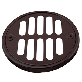 Westbrass Shower Strainer Set with Screws, Grill and Crown, Oil Rubbed Bronze, D312-12