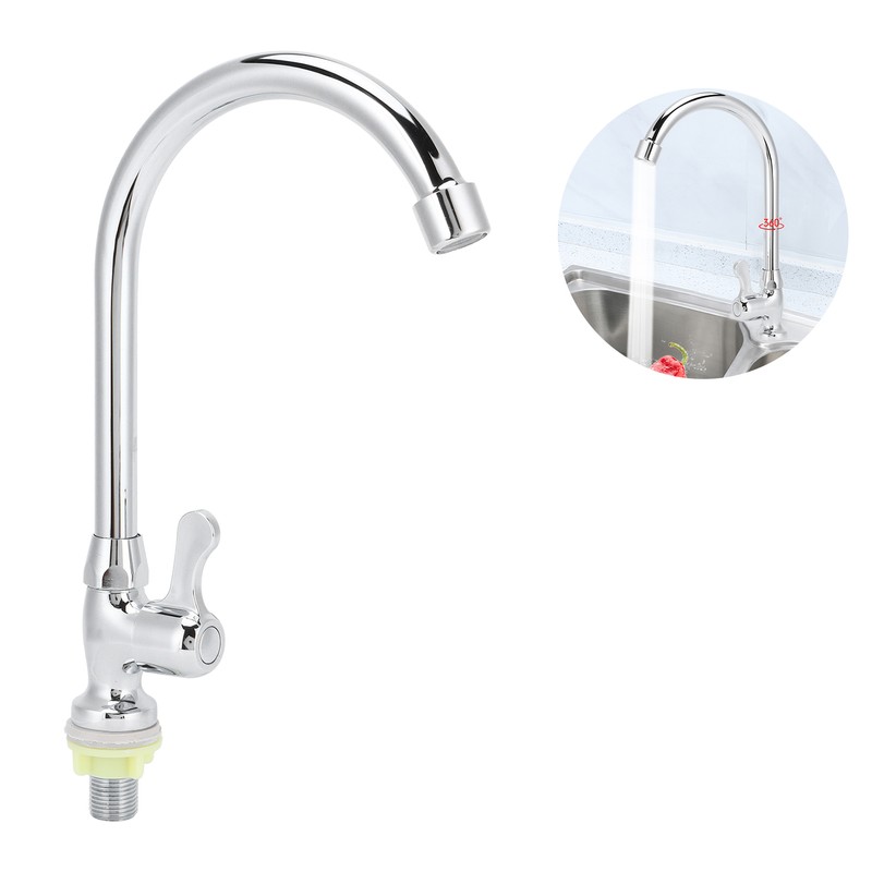 G1/2 Rotatable Faucet Laundry Pool Kitchen Sink Water Tap for