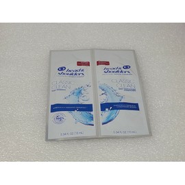 Head and Shoulders Classic Daily Shampoo & Scalp Conditioner Sample  Packet Set