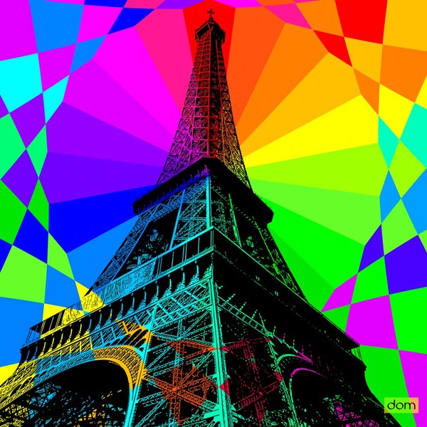 International Graphics Massot, Dominique, Tour Eiffel Fireworks, 30 x 30