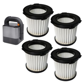 4 Pack HEPA Filter Compatible with WORX WX030L Cube Compact Vacuum Cleaner, Compare to Part# WA6077