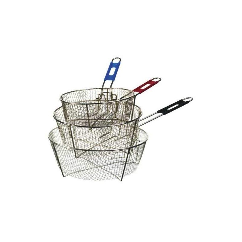 Lodge Silver Deep Fry Basket - Nickel-Plated Steel Deep Fry