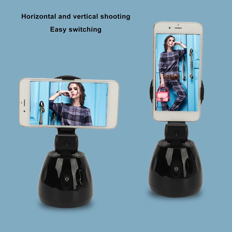 Auto Face Tracking Phone Holder 360 Degree Rotation Face Body