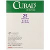 Curad Medium Gauze Pads 3" x 3", 25 ea (Pack