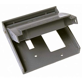 Hubbell-Bell 5043-0 Padlockable Weatherproof Cover, 4-9/16-Inch X 4-1/2-Inch