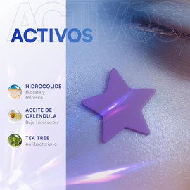 Mist Jewel Parches para Acné en Estrella, Hidrocoloide, 200 Piezas
