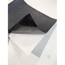 Kay Enterprises Trailer Boat Camper Rock Guard Black Peel-n-Stick Stick Embossed Vinyl 9″ Wide x 72″L (.016) 16 mil Thick Prevent Rock Chips damaging Paint Finish. Coverage for 2- Single Fenders.