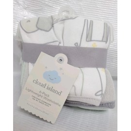 Cloud Island Baby 6pk 'Little Peanut' Washcloth Set - Cloud Island™ Green