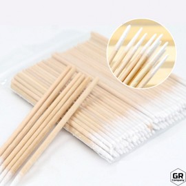 Must-Have Pure Cotton Pointed Slim Cotton Swabs, 100 Count, Thin Precision Swabs for Gap Cleaning Single-Tipped Cotton Swab 16ea