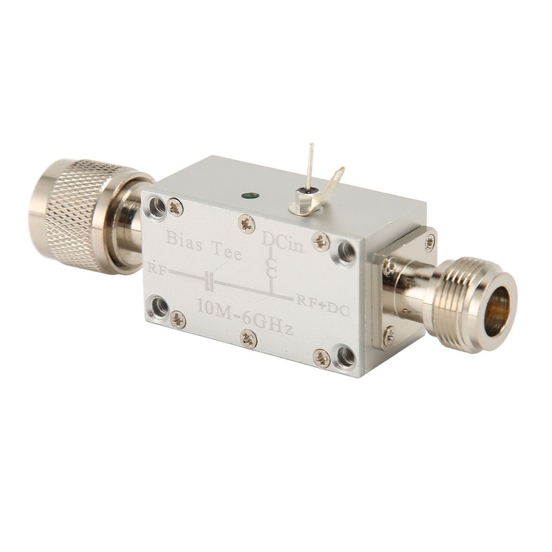 RF Broadband Amplifier 10MHz‑6GHz DC50V Aluminum Alloy RF DC Blocker