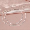 Cosmeria 925 Silver Anklet for Women - Elegant Design, Versatile
