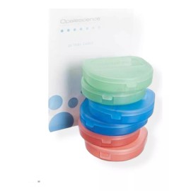 Ortodoncia Portaguarda Dental Guarda Acetatos ( 30pzas ) Color Azul