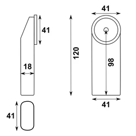 TG-Kunststoffe UU001002 Sink Overflow with Round Bezel / Overflow / Overflow Connection / Replacement Part
