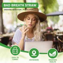 muoyid Chewable Breather Quit, Chewable Essential Oil Breath Stick, Breather Stick with Essential Oil for Aromatherapy on The Go Natural Focus (MIX-3PCS)