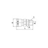 日東工器 Low Pressure for Sharp haikapura Socket (Screw Mounting for)