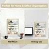 TQVAI Wall File Organizer, 5 Tier Hanging File Organizer with