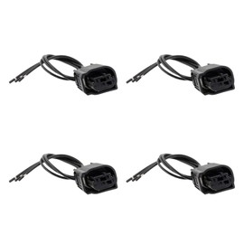 AUTO OCCASION 4PCS Reverse Backup Sensor Parking Rear Bumper Parking Assist Sensor Connector Replacement for Ford F150 F250 F350 E-150 E-250 Escape Explorer Lincoln Mercury Mariner 3F2Z15K859BA