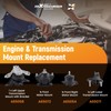 maXpeedingrods Engine Motor Mount and Transmission Mount Kit for Honda
