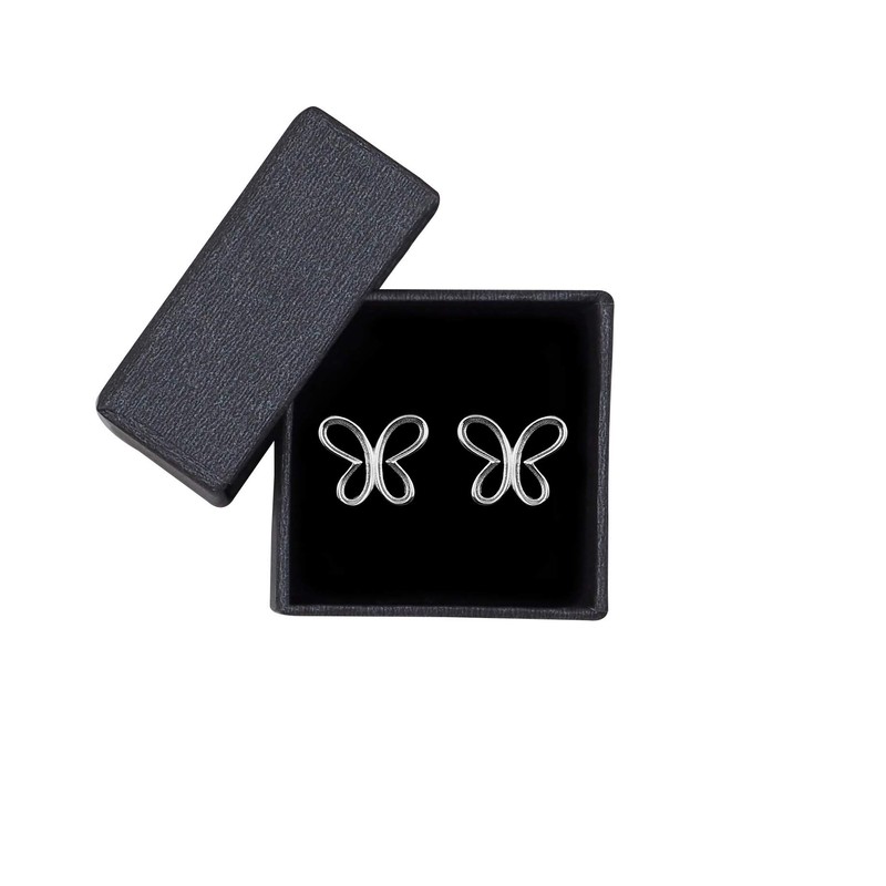 SOFIA MILANI - Women's Earrings 925 Silver - Butterfly Stud