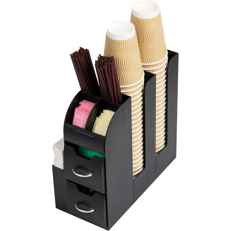 Mind Reader Caja Organizadora para Café – 6 Compartimentos, Color