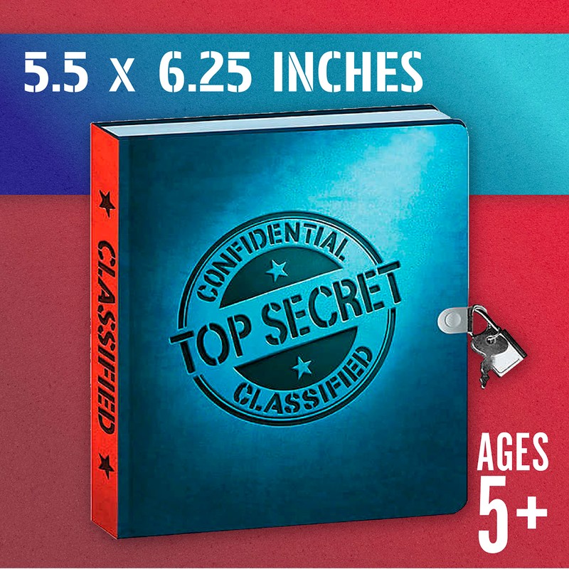 Peaceable Kingdom Top Secret Diary with Invisible Ink Pen