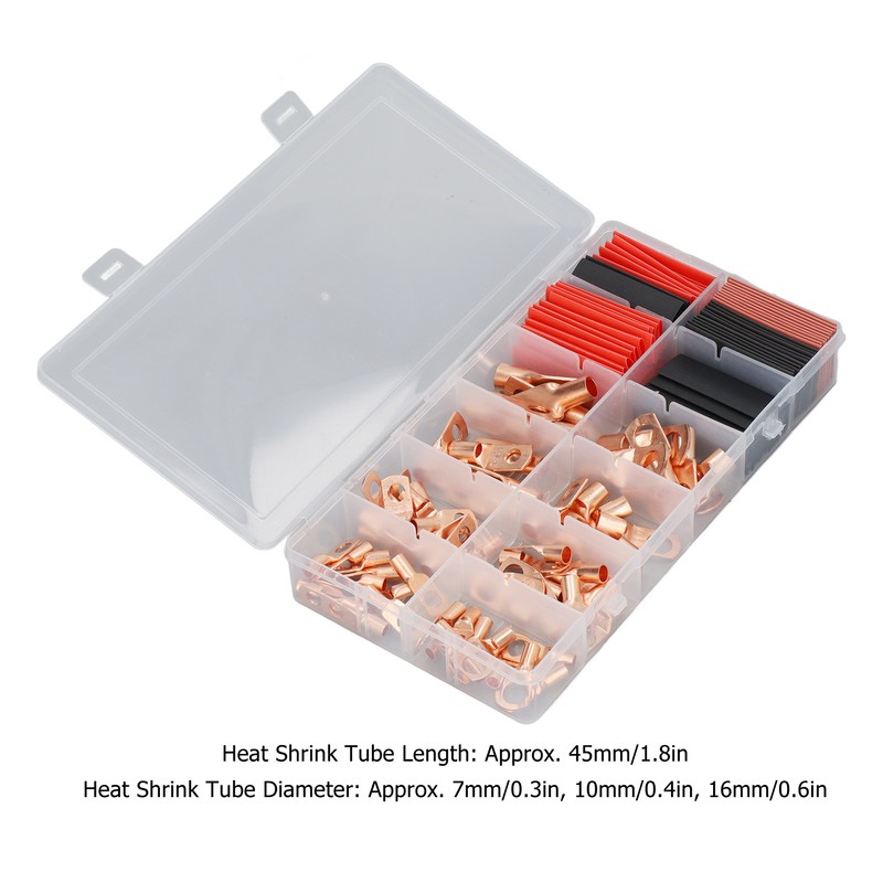 150 Pcs Set Wire Lugs Heat Shrink Tubes Set Thickened