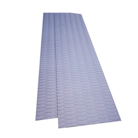 TOOGOU DIY Traction Pad with Non-Slip Grip, Mat (23 x 90 cm), Versatile & Trimmable, EVA Pad for SUP, Surfing, SUP, Skimboards Standup & More (2 Pieces, White)