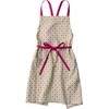 Rep Polka Apron, Beige, 28.7 x 33.1 inches (73 x
