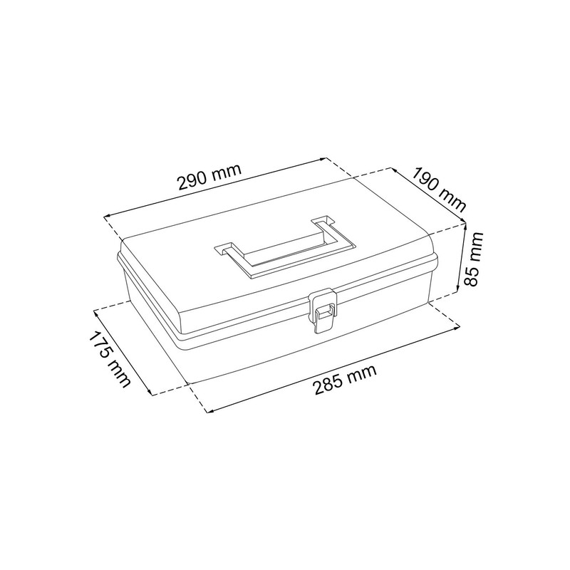 12" Transaprent universal organiser, available in 5 sizes