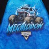 Monster Jam Sudadera con capucha de raglán con forro polar