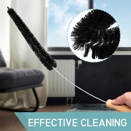 XURJUMI 2 x Radiator Brush, Radiator Cleaning Brush for All Flat Ribbed and Bathroom Radiators with Anti-Scratch Rubber Coating, Ideal for Cleaning Flat Radiators