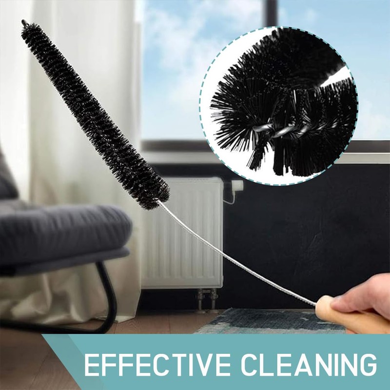 XURJUMI 2 x Radiator Brush, Radiator Cleaning Brush for All