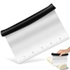 Premium Stainless Steel Dough Scraper & Bench Scraper - Multi-Purpose