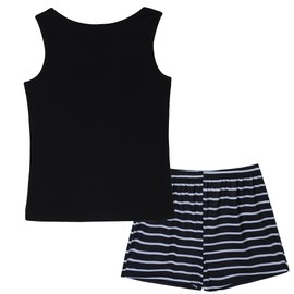 VENTELAN Womens Pajamas Catton Printed Tank and Shorts Set Soft PJS 2-Pieces Sleepwear Loungewear,2XL