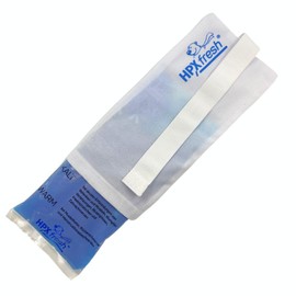 HPXfresh® Premium Reusable Fleece Cover for Cold and Warm Multiple Gel Compress and Instant Cold Compress, Gel Cool Pack Protective Case with Elastic Band for Protection and Secure Hold Pack of 6