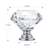 Ravinte 25 Pack Crystal Drawer Knobs - Glass Cabinet Knobs,