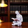suruim Abstract Reading Statue with Text Detail - Thinker Figurine