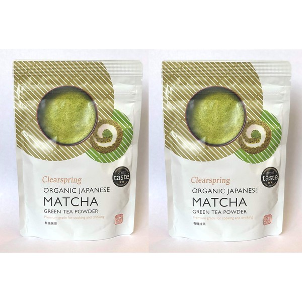 (2er BUNDLE)| Clearspring - Org Matcha Green tea Premium -40g