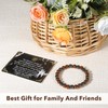 Copper Bracelet for Women Men 8MM Pure Copper Jewelry Stretch