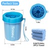 Tinioey Dog Paw Cleaner for Dogs, Dog Paw Washer, Muddy