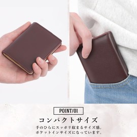 PHLOX Genuine Leather Men's Button Closure Box Type Coin Purse, green