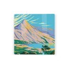 Wales Ceramic Coaster Set - UK Welsh Landmarks/Landscapes Square Set