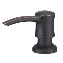 Rzoeox Deck Mounted Kitchen Soap Dispenser Oil Rubbed Bronze Built in Soap Dispenser for Kitchen Sink Lotion Dispenser for Kitchen Modern Commercial