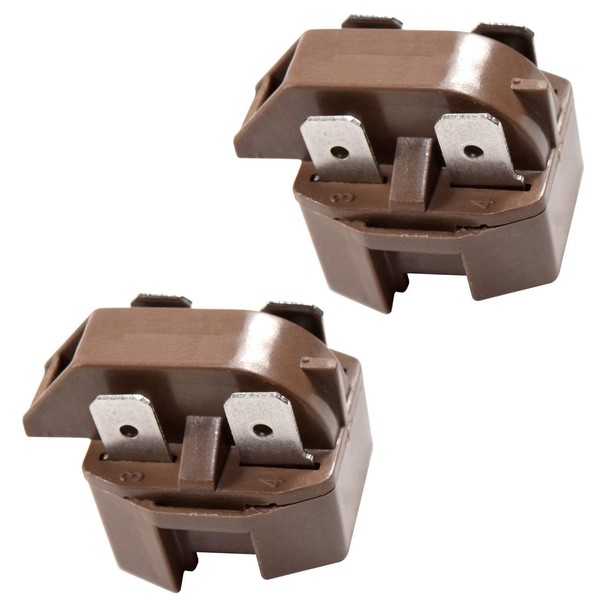HQRP 2-Pack PTC Start Relays/Starter Replacement compatible with Norge CNNS208KA-AP06A