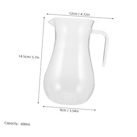 LABRIMP Wine Aerator Dispenser Plastic 600ml Versatile Beverage Server for Parties Home